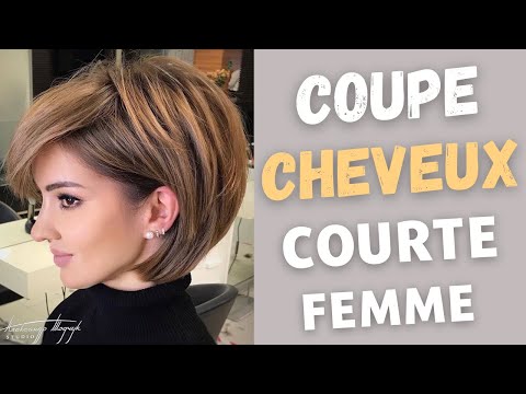COUPE DE CHEVEUX COURTE 2023 TENDANCE - COIFFURE CHEVEUX COURT 2023 FEMME