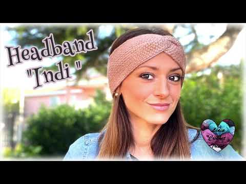 Headband "Indi" tutoriel crochet facile by Lidia Crochet Tricot
