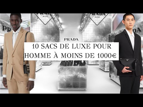 10 SACS DE LUXE POUR HOMMES À MOINS DE 1000€ (DIOR, PRADA, GUCCI, CÉLINE, BALMAIN, BURBERRY, ...)