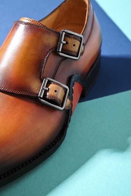 chaussures en cuir, bloc de couleur, split