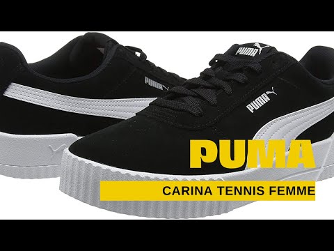 AVIS Basket Carina pour femme Puma Noir Puma Noir et Blanc
