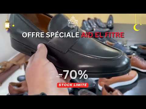 Soldes de l'Aïd al-Fitr | Jusqu'à -70% sur chaussures homme de luxe au Maroc | Gianato Maroc