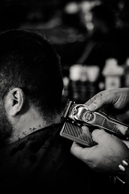 coiffeur, hommes, barbe