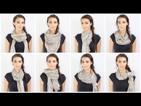 Comment porter une écharpe ou un foulard ?