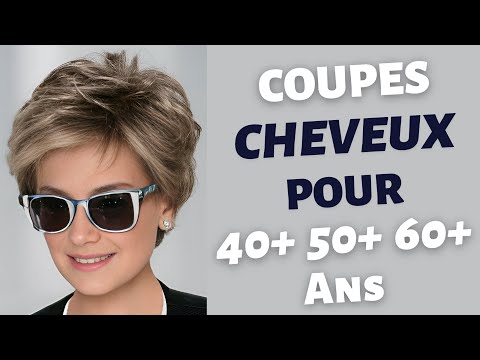 COUPES DE CHEVEUX 2023 POUR 40+ 50+ 75+ ANS TENDANCE FEMME - Anne Blanc