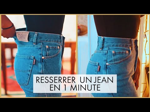 DIY: Je resserre un jean à la taille en 1mn