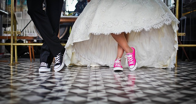 mariage, de mariée, les chaussures