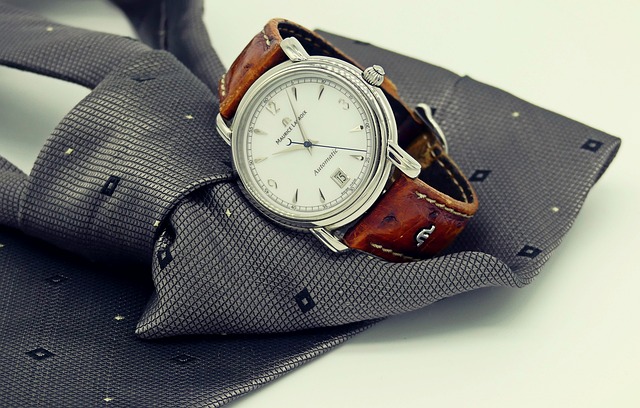 montre-bracelet, horloge, cravate