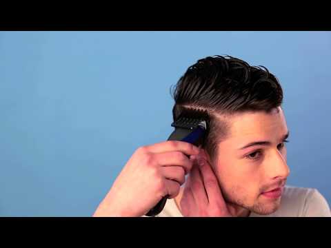 Tutoriel coiffure homme : coupe Undercut avec dégradé avec la tondeuse cheveux Precison Cut HC5900